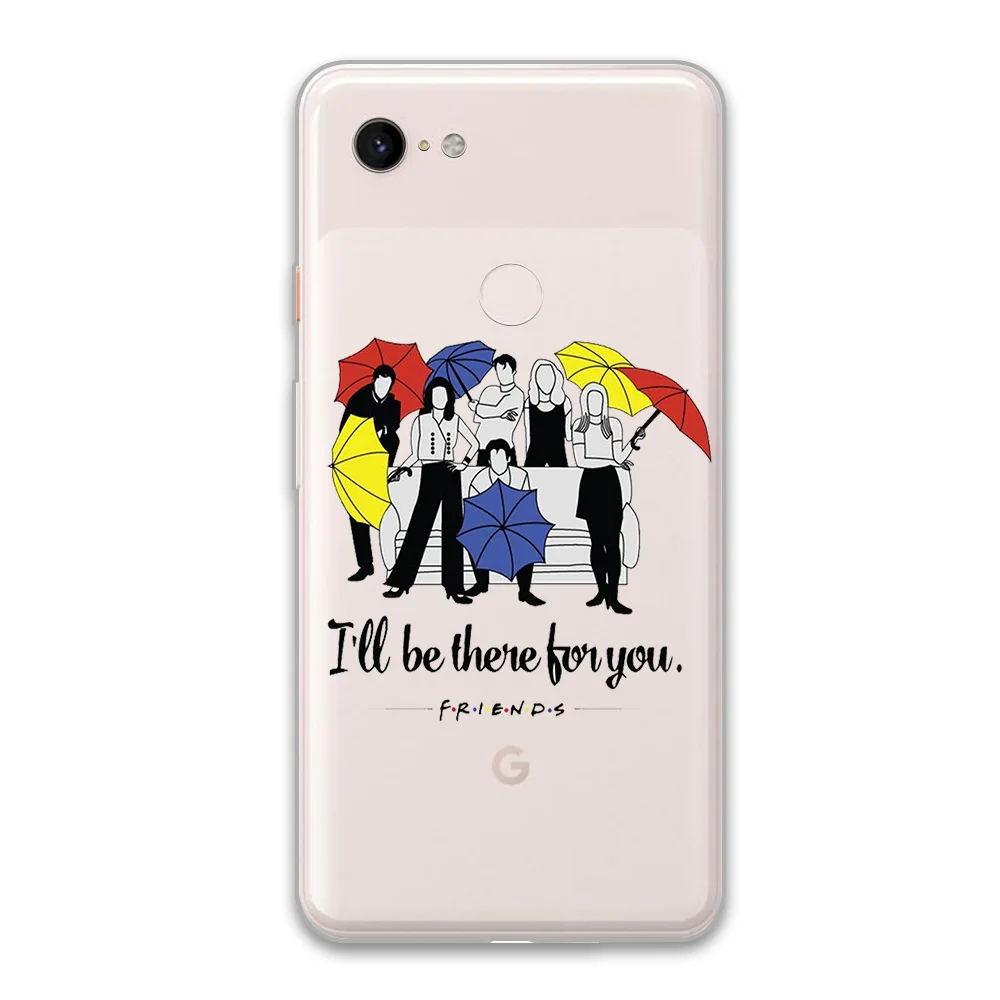 Friends TV Case For Google Pixel 4 5 3 2 XL Cover for Pixel 3a 4a XL 5G Soft Silicone TPU Luxury Shockproof Phone Protect Fundas