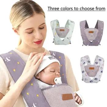 

Baby Carrier Sling X-shaped Bag Belt With Long Simple Strap Breathable Wrap Hipseat Breastfeed Birth For Newborns Infant Travel