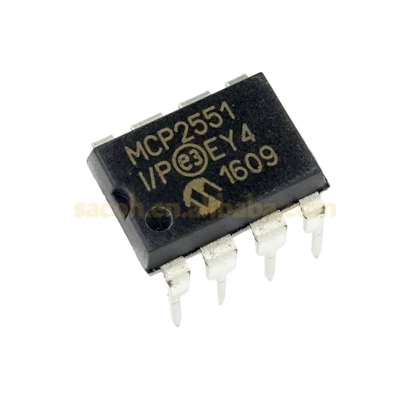 10 шт./Лот новая Оригинальная фотография или MCP2551 DIP-8 высокоскоростной CAN трансивер
