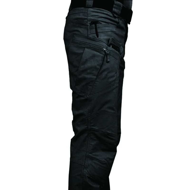 Тактические брюки военные брюки карго Мужские наколенники спецназ военный сплошной цвет одежда охотник поле боевые брюки