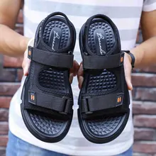 Стиль; мужские сандалии на воздушной подушке; коллекция года; сезон лето; корейский стиль; Молодежный тренд; Спортивные Повседневные мужские сандалии