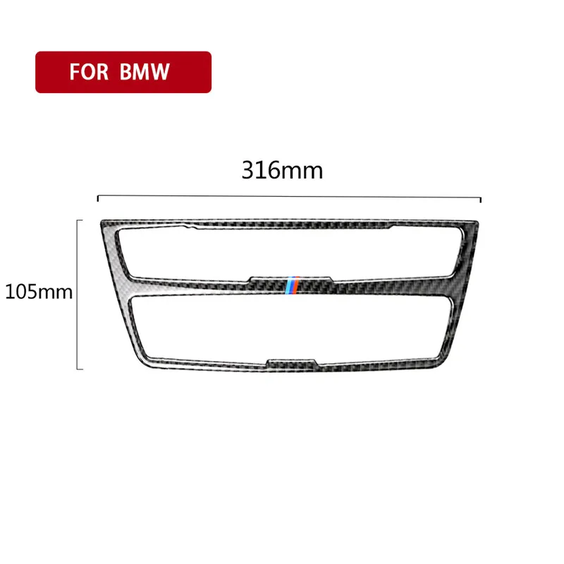 Автомобильный CD аудио Кондиционер панель полосы рамка для BMW 3 3GT серии F30 F34 2013- центральный контроль наклейка украшение интерьера