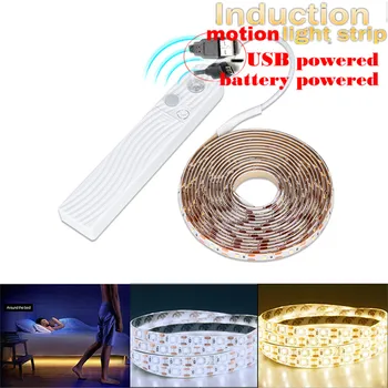 

Foxanon Led Under Cabinet Light PIR Motion Sensor LED Strip Lamp for DIY Under Bed Light Bedroom Washroom Kitchen Night Lights