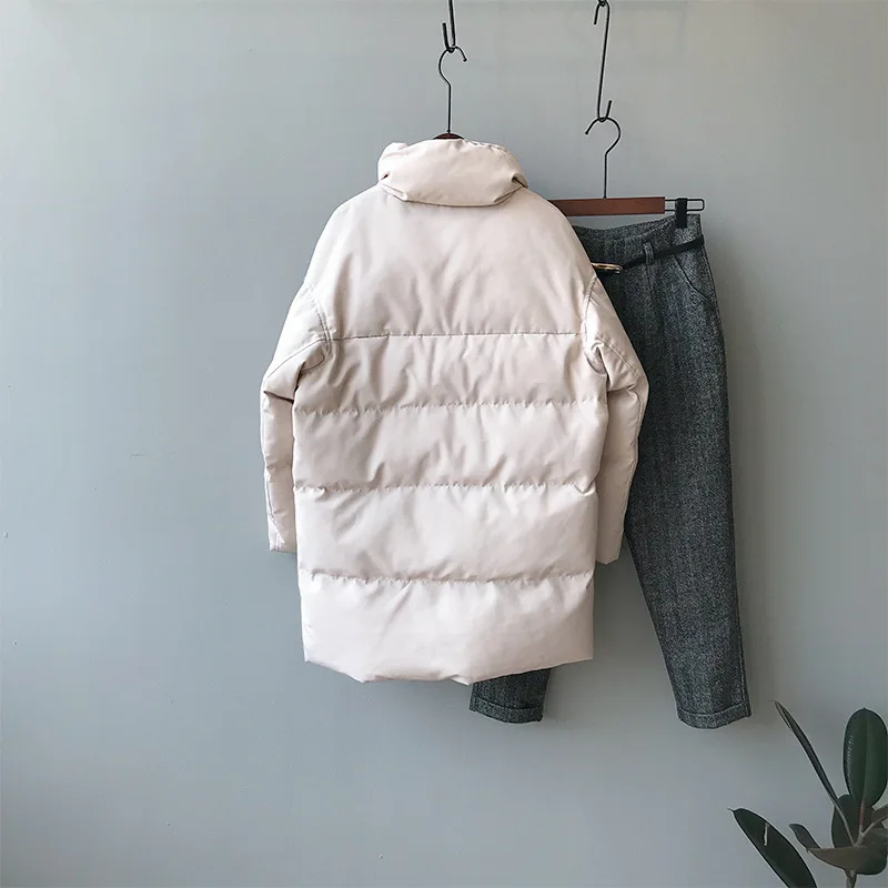 Finest 2019 Women Thick Winter Coat Stand Collar Women Jacket Coat Women Oversize Loose Coat Outerwear Fem