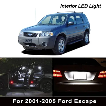 

12Pcs Canbus Error Free Car Accessories LED Interior Light Kit For 2001-2005 Ford Escape Map Dome Trunk License plate light