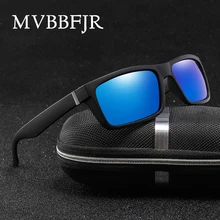 MVBBFJR Модные мужские поляризованные антибликовые женские очки для вождения солнцезащитные очки Шикарные очки ночного видения квадратные очки UV400