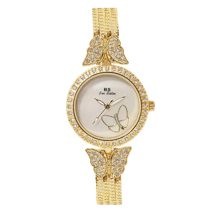 

BS new hot sale watch factory direct sales foreign trade chain watch woman girl lady custom full diamond brand female watch