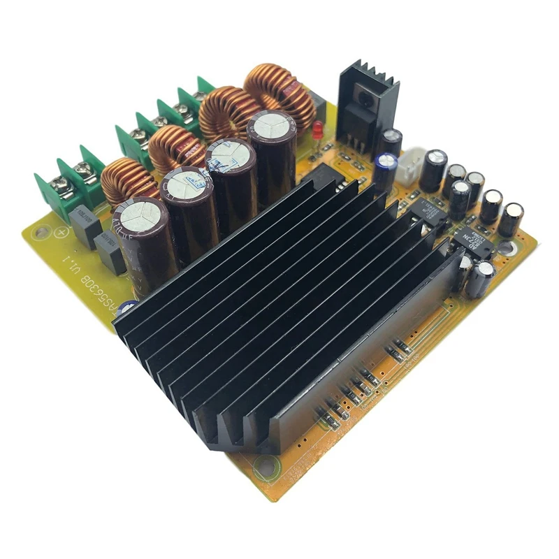 TAS5630 Digital Amplifier Board 2CH Class D HIFI 2x300W with AD827 Pre-amp 