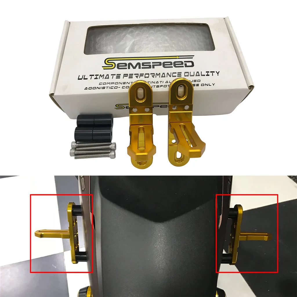 Противотуманный налобный фонарь держатель пластина для Yamaha NMAX и для NVX для Aerox для XMAX черный красный золотой серый свет поддержка# P10