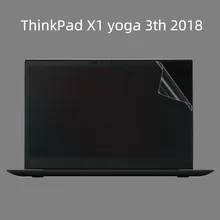 1 шт. Антибликовая матовая/1 шт. прозрачная защита экрана ноутбука чехол для lenovo Thinkpad X1 YOGA 3rd Gen 1" релиз