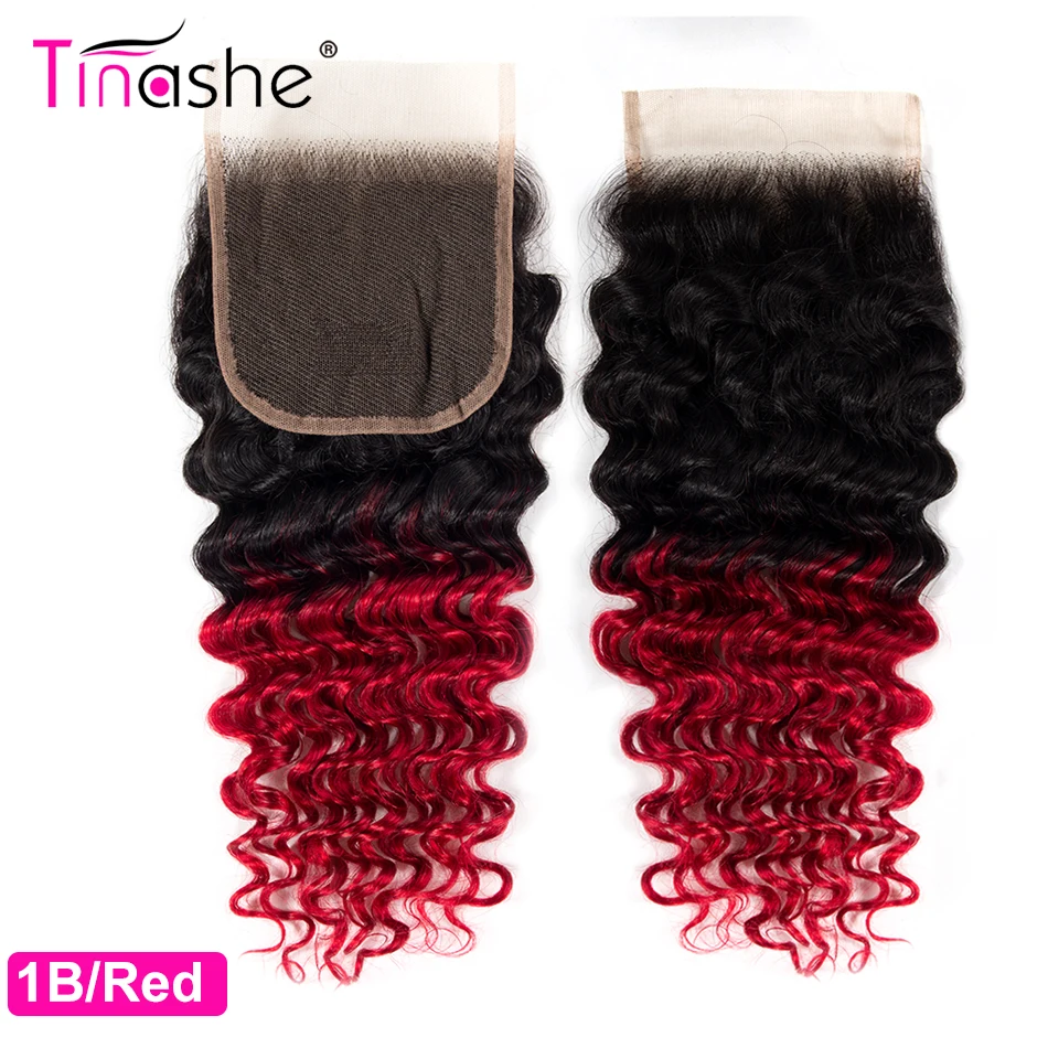 Волосы Tinashe с глубокой волной 1B 27 30 красные бордовые медовые светлые Омбре