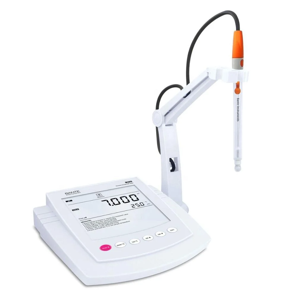 

Тестер Bante930 Benchtop с дисплеем, многопараметрический измерительный прибор, настольный цифровой измеритель pH/ORP/Ion/oC/oF Meter