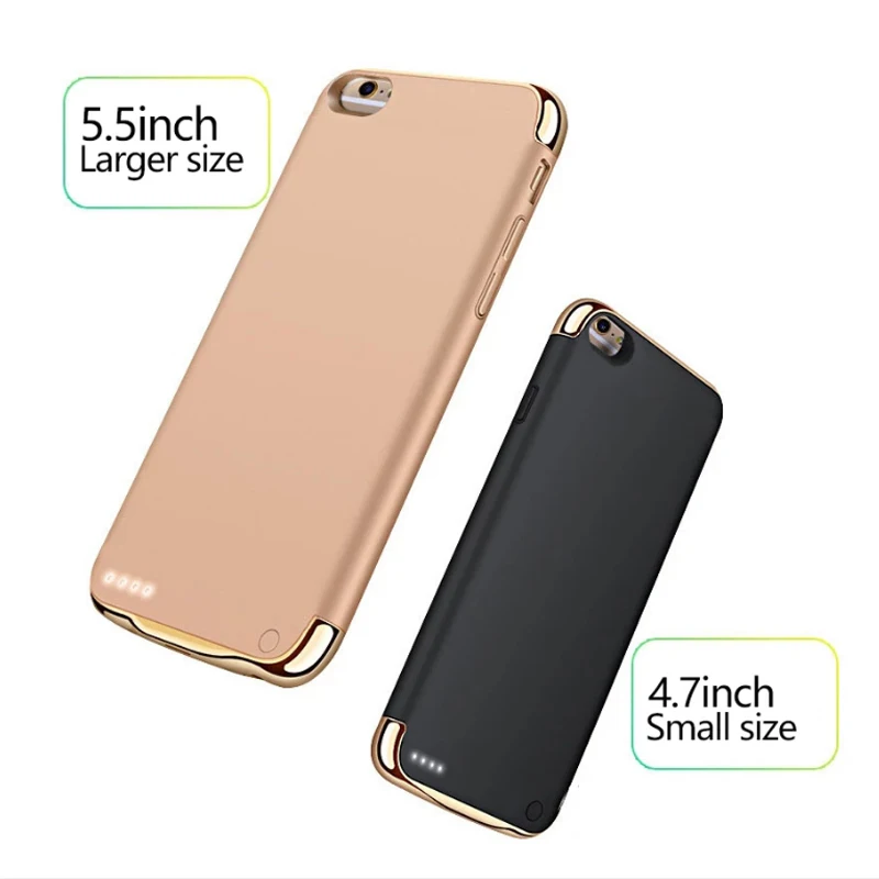 Battery Charger Case For iphone 6 6s 7 8 X XS MAX XR 3500/4000/5500/6000mAh Slim Powerbank Battery Case For iphone 8 7 6 6s plus