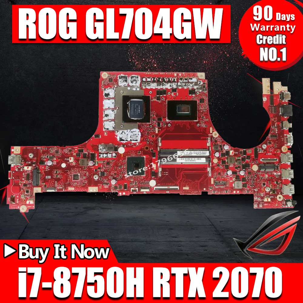 GL704GW материнская плата i7-8750H RTX 2070 для ASUS ROG Strix Scar II GL704 GL704G GL704GW материнская плата для ноутбука(обмен