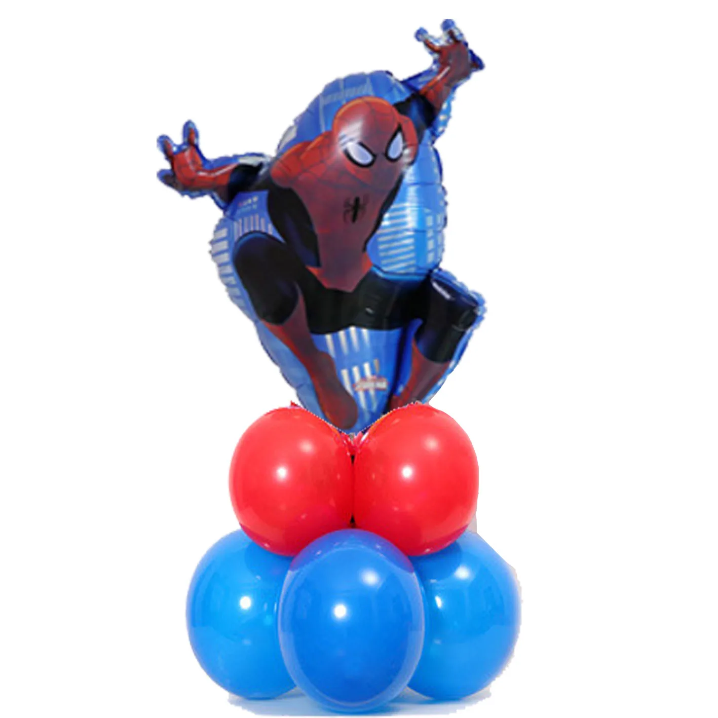 На тему Человека-паука гелиевая фольга шары из латекса шар надувной шар герой Человек-паук счастливый день рождения украшения мальчики дети игрушка баллон - Цвет: 1set