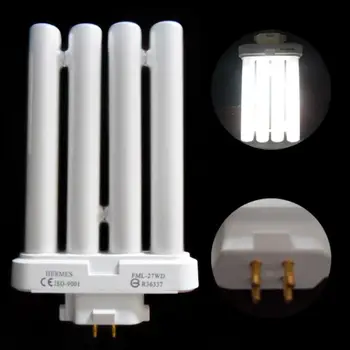 

110V 27W 4 Pin Quad Tube Compact Fluorescent Lamp Light Bulb Energy Saving 4 Rows Bright Light Bulb