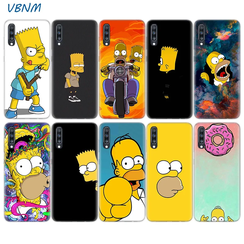 Мультяшный Гомер J.Simpsons силиконовый чехол для Samsung Galaxy A51 A71 A50 A70 A20 A30 A40 A10 A20E J4 J6 A6 A8