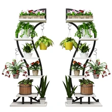 Гостиная Бытовая Цветочная полка железная полка для горшка многоярусная Крытая Балконная напольная полка для мясных растений