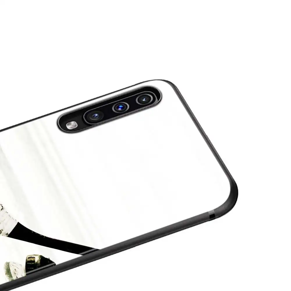 Черная крышка хоккейный спортивный для samsung Galaxy A70 A90 A80 A60 A50 A40 A30S A20E A20S A10 чехол для телефона