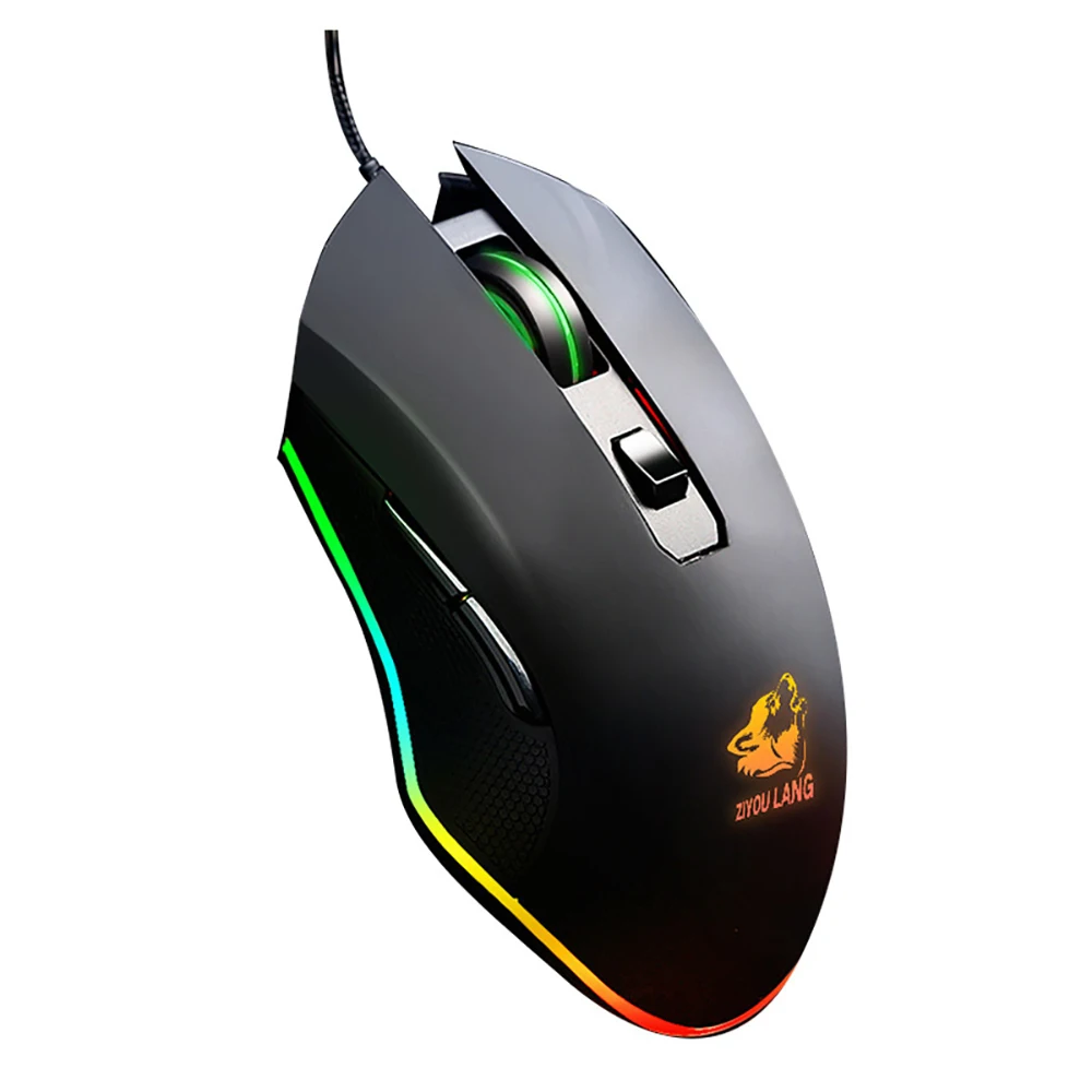 Professional Wired Gaming Mouse 6 Buttons 3200DPI Mice with RGB Backlight Optical Sensor USB Computer Mouse for PC Gamer Laptop PK Razer Gaming Mouse (15)
