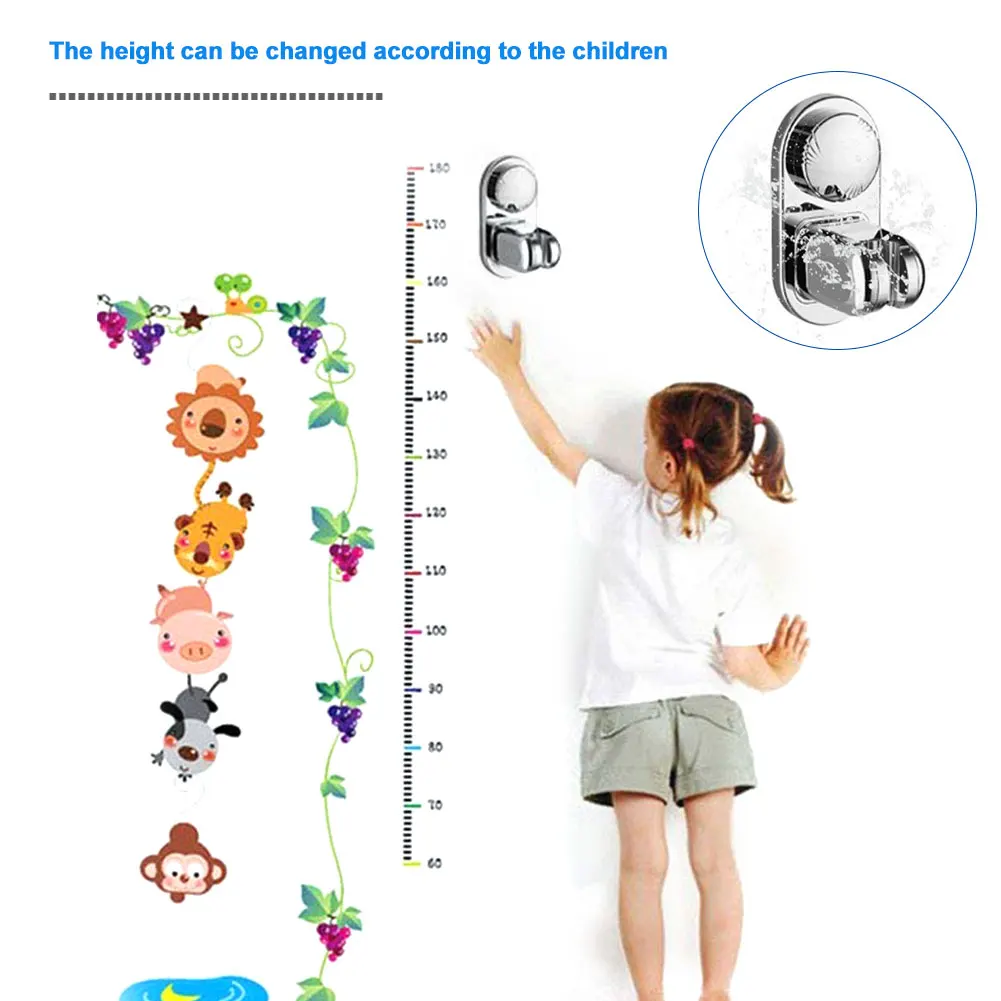 Shower Head Holder Adjustable Handset Holder Rack Bracket Suction Cup Wall Portable Shower Head Stand Bracket Bathroom Accessory