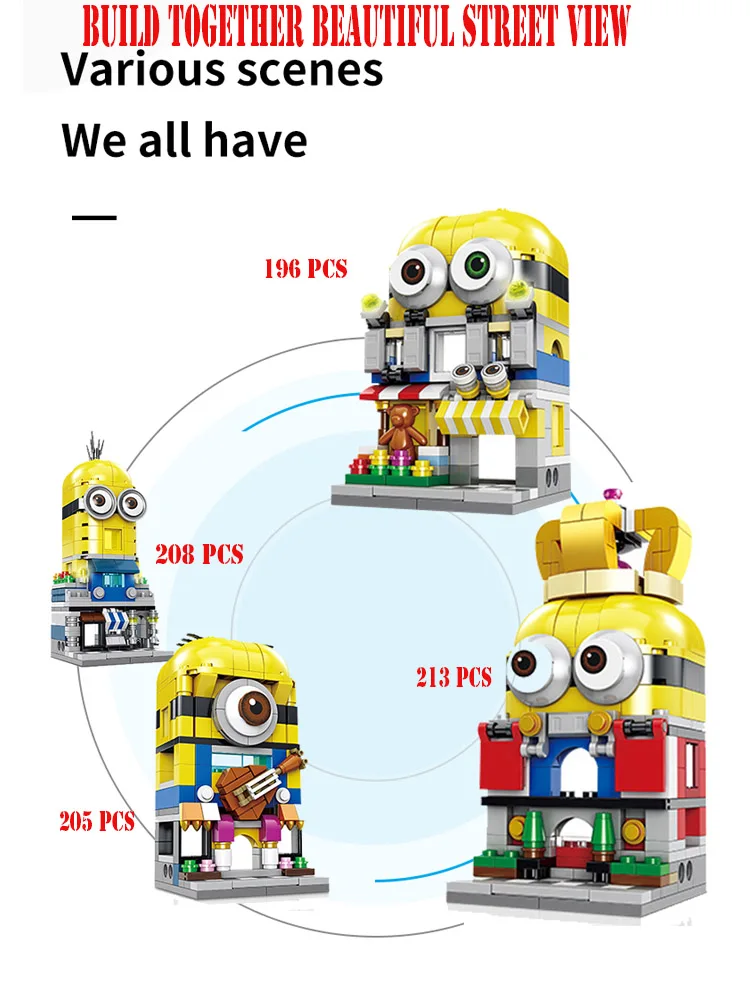Новинка 2020 г. Детский конструктор серии Lepining кирпичики город Playmobil сделай сам с