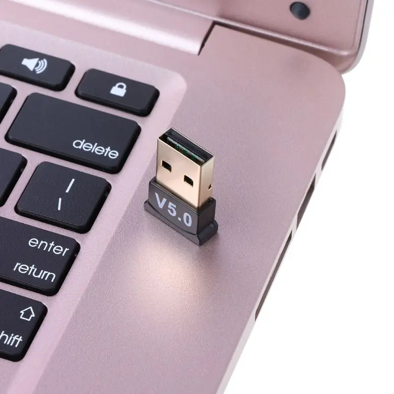  Wireless Bluetooth 5.0 Receiver Adapter USB Dongle Transmitter for PC Computer Laptop