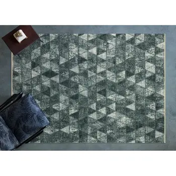 

Apex Motto 3 'x 7' Microfiber Grey Runner Rug