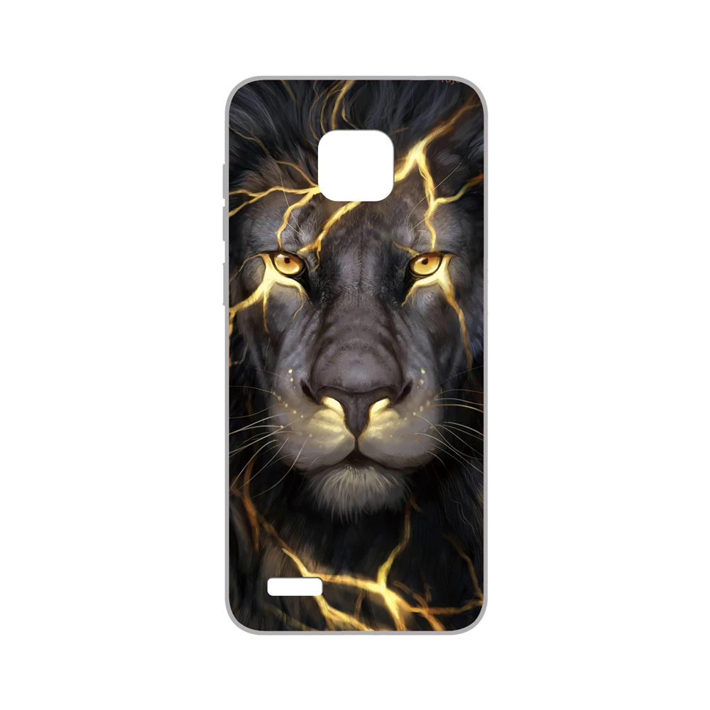 39 GUCOON Silicone Cover for Ulefone Note 7 S11 6.1inch Case Soft TPU Protective Phone Case Cartoon Wolf Flower Cat Bumper Shell - Цвет: 39