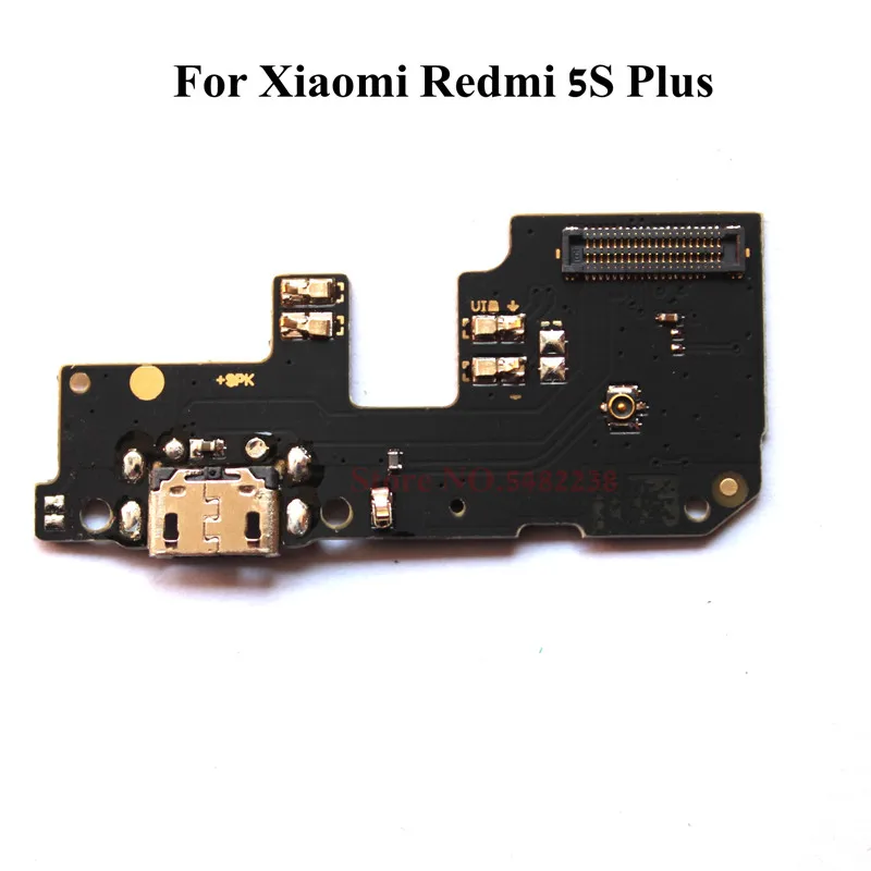 10 шт./лот оригинальный usb зарядный док-порт гибкий кабель для Xiaomi Redmi 5S Plus 5SP
