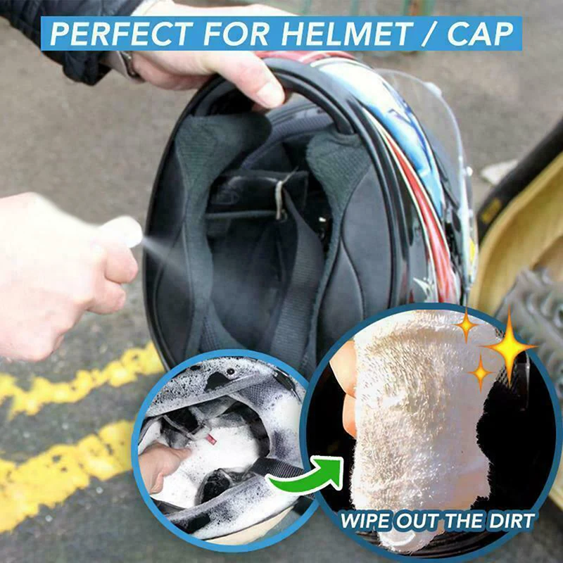 

Hot Waterless Clothing Cleansing Foam Clothing Decontamination Cleaner Remove Grease 100ML X66