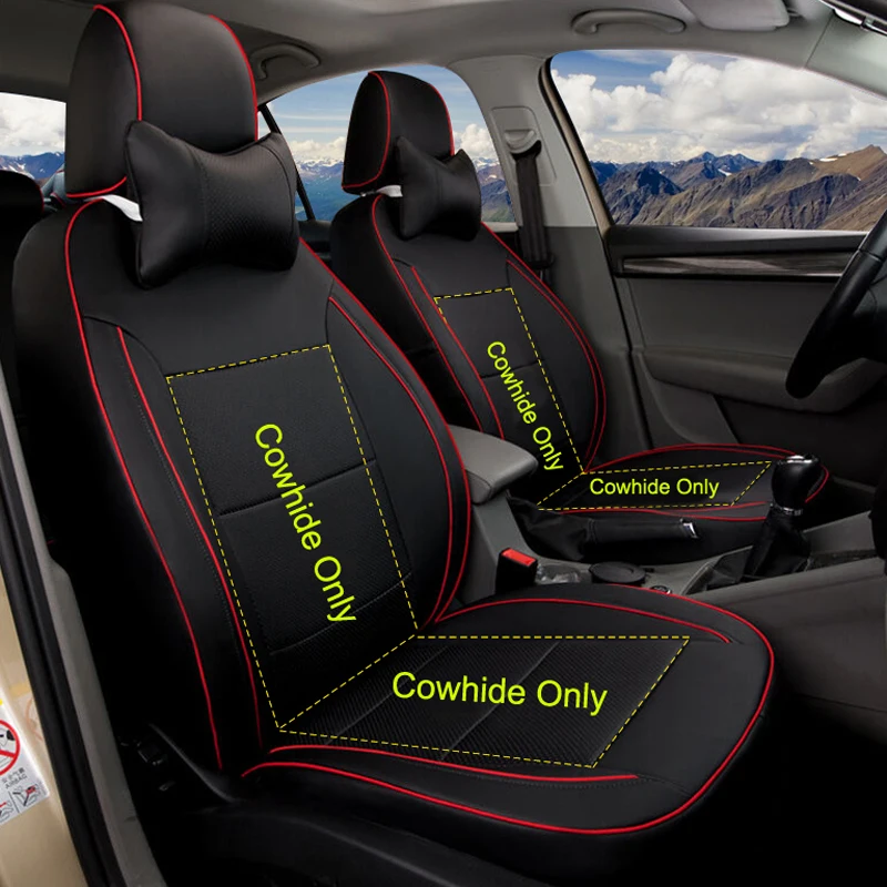 AUSFTORER пользовательские чехлы из воловьей кожи для Chevrolet Cruze 2011 Кожаные