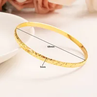 Fashion Exquisite Gold Bangle Color Protection Multiple Styles For Women Girls Jewelry Gifts 2