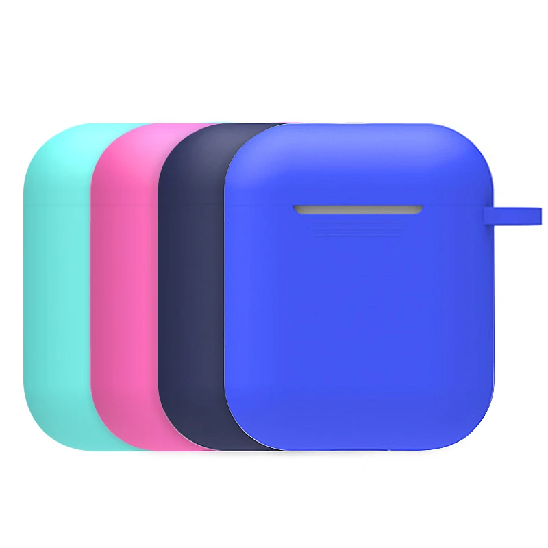 Несколько цветов анти-потеря и падение крюк Защитная крышка для Airpods Bluetooth Силиконовые беспроводные наушники Drop-proof чехлы