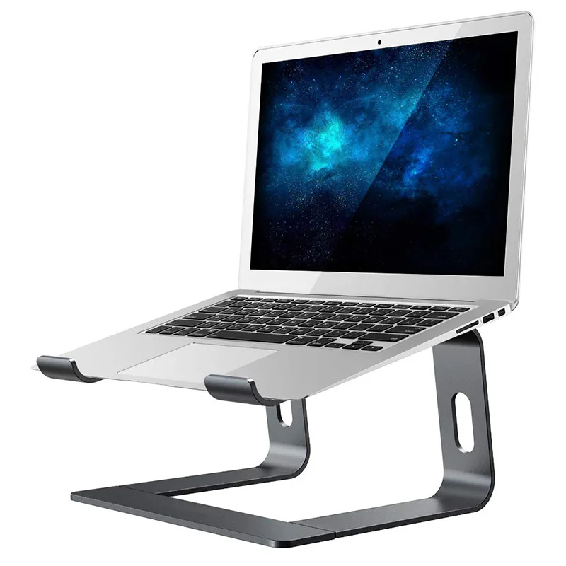 Laptop Stand, Ergonomic Aluminum Stand, Detachable Laptop Lift Notebook Stand Bracket Compatible with MacBook Air Pro, Dell XPS,