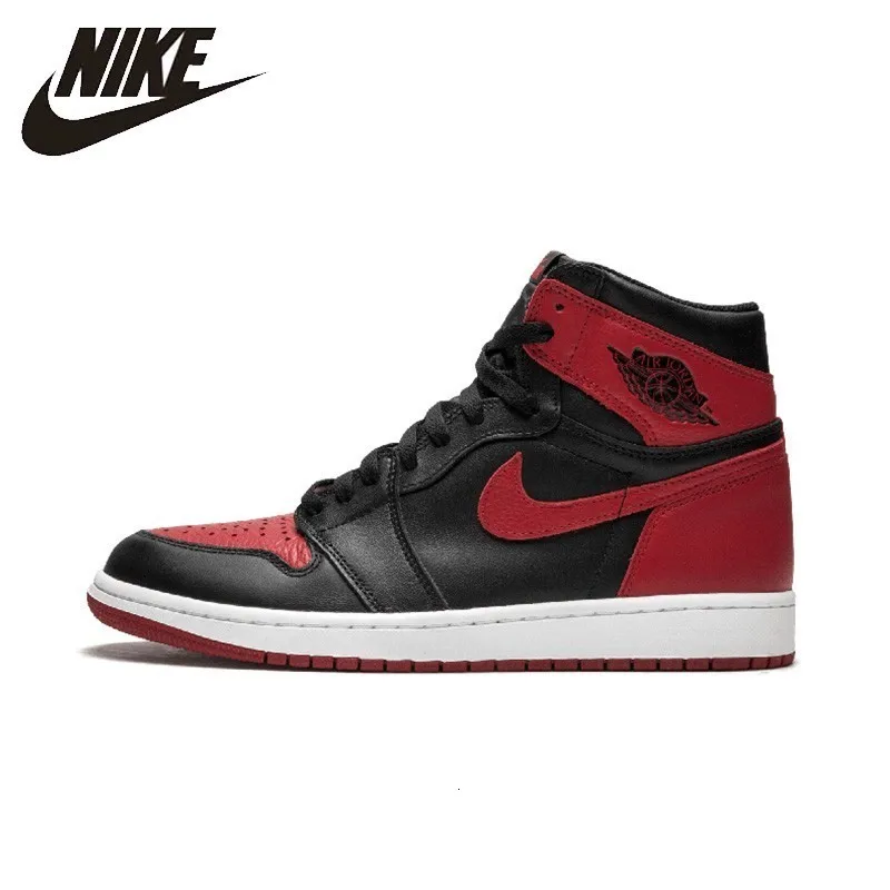 

Nike Men's Basketball Shoes Air Jordan 1 Og Retro Royal Aj1 Breathable Anti-slip Outdoor Sports Sneakers 555088