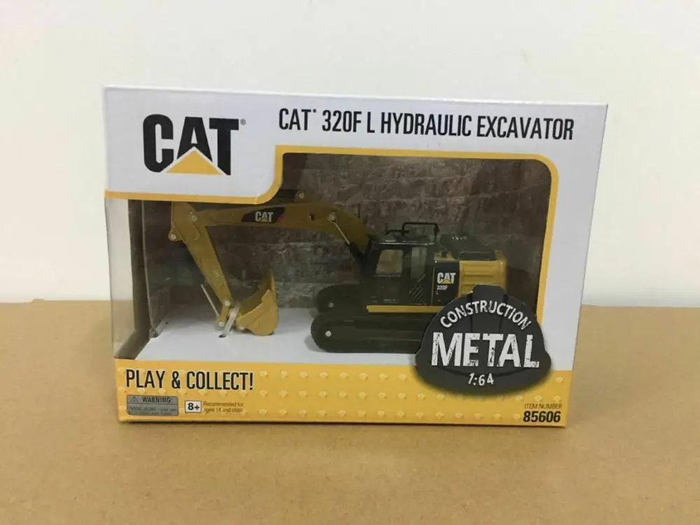 Cat 320F L Гидравлический экскаватор 1: 64 масштаб металлическая модель бренд Diecast Masters DM85606