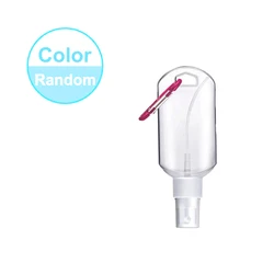 Hand Sanitizer Travel Bottles with Keychain Holders - Set of 5 Reusable Flip Cap Containers (30ml & 50ml) - 30ml (Spray bottle)