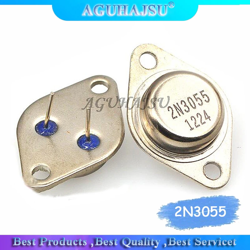 5 шт. транзистор 2N3055 TO-3 15A 60 в NPN AF Amp Au новый оригинальный | Электронные компоненты и