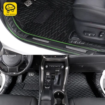 

CarMango For LEXUS NX200 NX200t NX300 NX300h Car Double Layers Wire Leather Floor Protector Cover Mat Pad Carpet Accessories