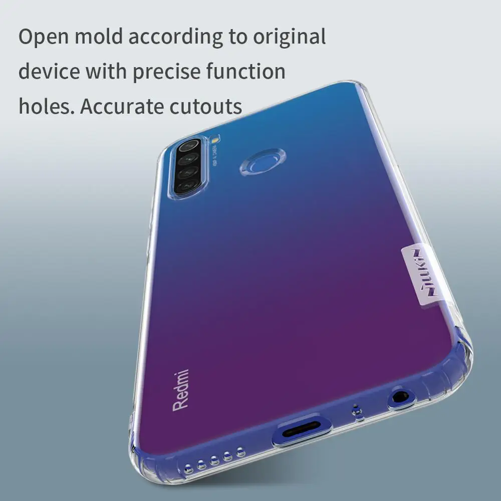 Nillkin TPU Ультратонкий чехол для телефона s для Xiaomi Redmi Note 8T Note 8 Pro Nilkin силиконовый чехол кристально чистый чехол