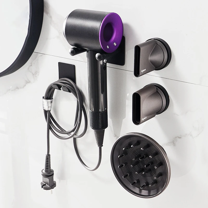 

Держатель для сушилки Fahion, настенный держатель, черный Кронштейн без перфорации, замена крючка для экономии места, алюминий