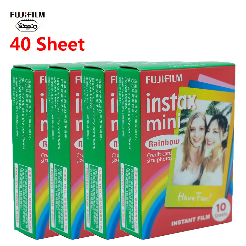 10-80 листов Fujifilm instax mini 9 8 пленка для Fujifilm Instax instant mini 9 8 7s 25 50s 9 90 камера Sp-2 фотобумага - Цвет: 40 Sheets