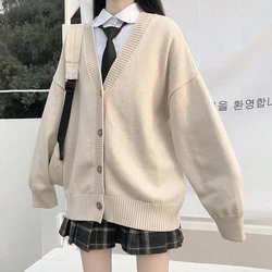 Cardigã japonês jk com decote em v,, uniforme escolar japonês da moda, faculdade, 2020