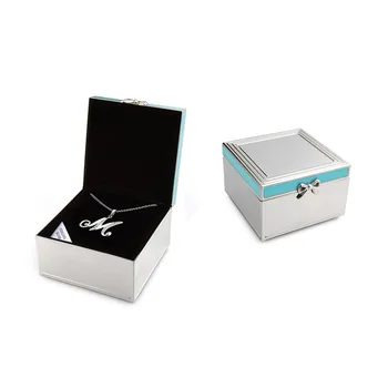 

Metal Jewelry box organizer Jewelry accessories Box with Sterling Necklace Set Jewelry Anastasia Keepsake Box