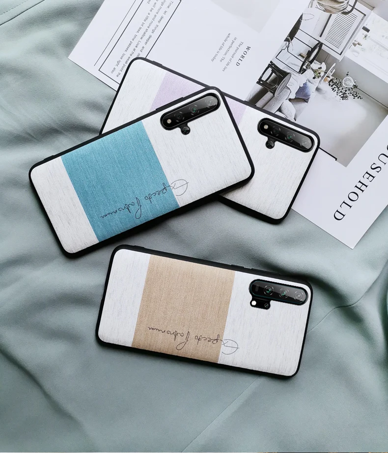 Для huawei nova 5t Чехол ударопрочный задняя крышка nova 5t ткань силиконовый capas coque MOFi nova 5t Роскошный чехол