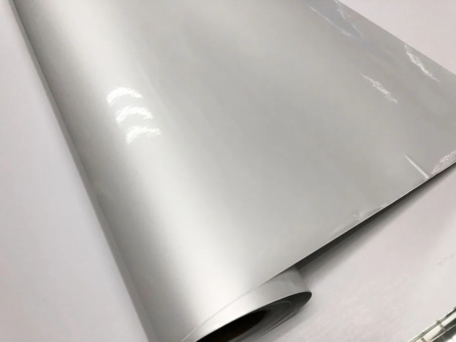 50CM*1M/2M/3M/4M/5M Car Styling Pearl Ceramic White Vinyl For Car Wrapping Pearl Matt White Satin Film With Air Release Bubbles
