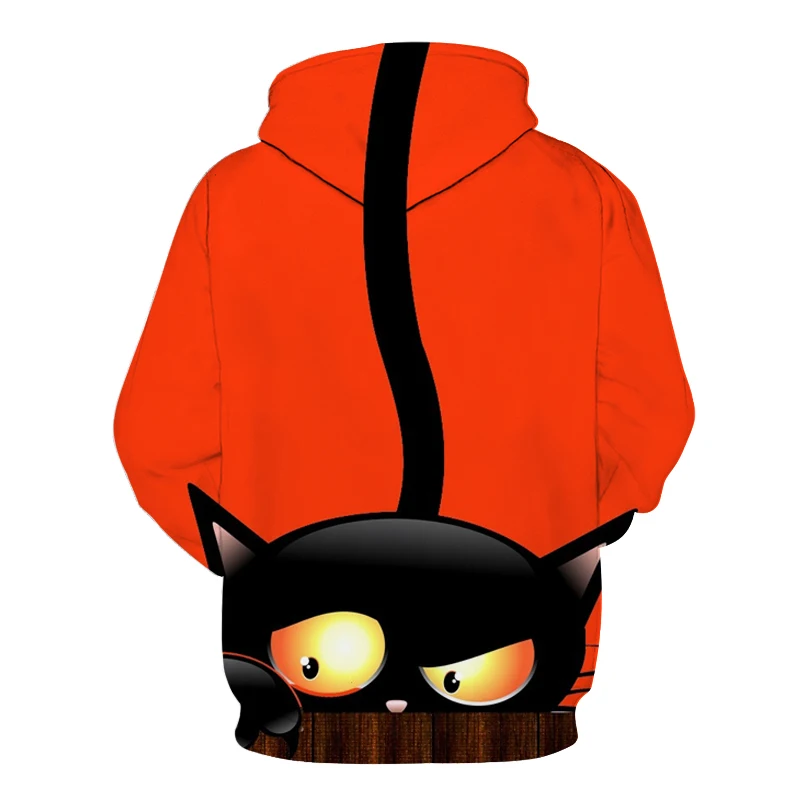 autumn new men women hoodies cute pet cat 3D digital print pullovers mens casual street long sleeves sweatshirts Asian size