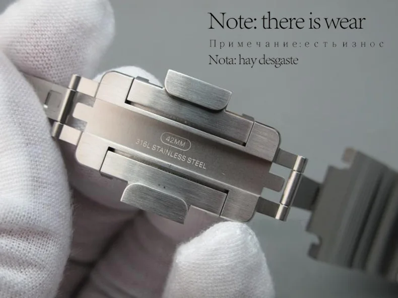 Натуральная 1:1 ремешок для наручных часов Apple watch, версии 44 мм 40 мм Iwatch seies 5/4/3/2/1, 42 мм, 38 мм, версия Нержавеющая сталь браслет ремешок gen.6