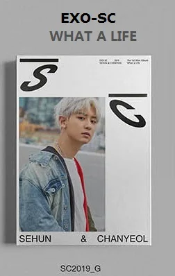 [MYKPOP]~ Официальный~ EXO-SC: WHAT A LIFE CD, коллекция KPOP Fans-SA19081805 - Цвет: G ver